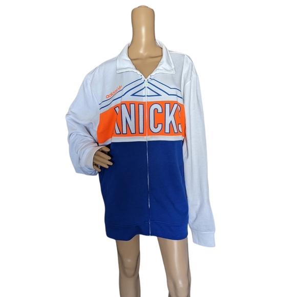 Adidas Carmelo Anthony NY Knicks Knickerbockers Warm Up Track Jacket XXL - Picture 3 of 8